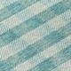 10' X 14' Teal Blue And Ivory Plaid Washable Indoor Outdoor Area Rug