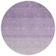 8' Purple And Lavender Round Ombre Washable Indoor Outdoor Area Rug