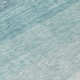 8' Teal Blue And Ivory Round Ombre Washable Indoor Outdoor Area Rug