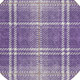 8' Purple Gold And Ivory Round Plaid Washable Indoor Outdoor Area Rug