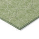 9' X 12' Green Black And Ivory Geometric Washable Indoor Outdoor Area Rug