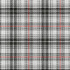 9' X 12' Black Ivory And Red Plaid Washable Indoor Outdoor Area Rug
