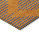 8' X 10' Orange And Blue Geometric Washable Indoor Outdoor Area Rug