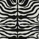 8' X 10' Black And Ivory Animal Print Washable Indoor Outdoor Area Rug