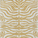 8' X 10' Gold And Ivory Animal Print Washable Indoor Outdoor Area Rug