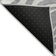 3' X 5' Gray And Ivory Animal Print Washable Indoor Outdoor Area Rug