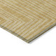 5' X 8' Gold And Ivory Geometric Washable Indoor Outdoor Area Rug