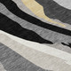 10' X 14' Black Gray And Tan Abstract Washable Indoor Outdoor Area Rug