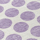 3' X 5' Lavender And Ivory Polka Dot Washable Indoor Outdoor Area Rug