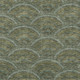 3' X 5' Olive Green Fern Green And Silver Geometric Washable Indoor Outdoor Area Rug