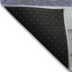 10' X 14' Denim Blue Ivory And Gray Abstract Washable Indoor Outdoor Area Rug