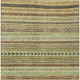 3' X 5' Beige And Taupe Striped Washable Indoor Outdoor Area Rug
