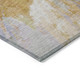 9' X 12' Rust And Lavender Abstract Washable Indoor Outdoor Area Rug