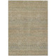 3' X 5' Beige And Taupe Striped Washable Indoor Outdoor Area Rug