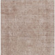 5' X 8' Copper And Beige Abstract Washable Indoor Outdoor Area Rug