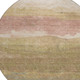 8' Tan And Beige Round Abstract Washable Indoor Outdoor Area Rug
