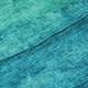 5' X 8' Teal Blue And Green Abstract Washable Indoor Outdoor Area Rug