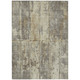 9' X 12' Beige Gold And Khaki Abstract Washable Indoor Outdoor Area Rug