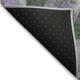 9' X 12' Emerald And Purple Geometric Washable Indoor Outdoor Area Rug