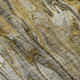 10' X 14' Brown Gray And Ivory Abstract Washable Area Rug With UV Protection