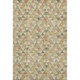 8' X 10' Beige Red And Salmon Geometric Washable Area Rug With UV Protection