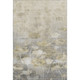 9' X 12' Beige Gray And Ivory Floral Washable Area Rug With UV Protection