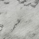5' X 8' Gray Gold And Ivory Abstract Washable Area Rug With UV Protection