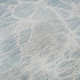 8' X 10' Sky Blue And Ivory Abstract Washable Area Rug With UV Protection