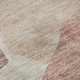 5' X 8' Blush And Plum Abstract Washable Area Rug With UV Protection