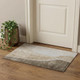 3' X 5' Brown And Ivory Abstract Washable Area Rug With UV Protection
