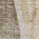9' X 12' Brown And Ivory Abstract Washable Area Rug With UV Protection