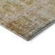 3' X 5' Gold Ivory And Beige Geometric Washable Area Rug With UV Protection