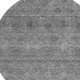 8' Gray And Silver Abstract Washable Round Rug With UV Protection