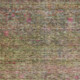9' X 12' Artichoke Green And Pink Abstract Washable Area Rug With UV Protection