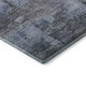 9' X 12' Gray And Blue Abstract Washable Area Rug With UV Protection