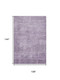9' X 12' Lavender And Purple Abstract Washable Area Rug With UV Protection