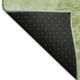 10' X 14' Artichoke Green And Ivory Abstract Washable Area Rug With UV Protection