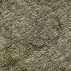 8' Pewter And Silver Abstract Washable Round Rug With UV Protection