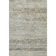 8' X 10' Pewter Beige And Gold Abstract Geometric Washable Area Rug With UV Protection