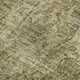 3' X 5' Brown And Beige Floral Medallion Washable Area Rug With UV Protection
