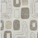 3' X 5' Beige Taupe And Khaki Geometric Washable Area Rug With UV Protection