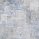8' X 10' Denim Blue Gray And Silver Abstract Washable Area Rug With UV Protection