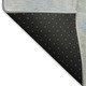 5' X 8' Sky Blue Gray And Silver Abstract Washable Area Rug With UV Protection