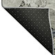10' X 14' Ivory Gray And Charcoal Abstract Washable Area Rug With UV Protection
