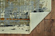 4' X 6' Blue And Gray Abstract Area Rug