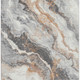 10' X 14' Silver Gray And Copper Abstract Washable Area Rug With UV Protection