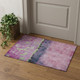 3' X 5' Blush Mint Green And Charcoal Abstract Washable Area Rug With UV Protection