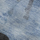 3' X 5' Denim Blue And Charcoal Animal Print Washable Area Rug With UV Protection
