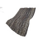 50" X 70" Brown And Beige Striped Polyester Woven Plush Throw Blanket