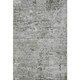 5' X 8' Pewter And Ivory Abstract Washable Area Rug With UV Protection